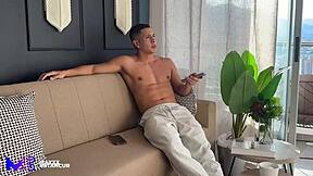 I am the jealous girlfriend who fucks my boyfriend's brother Max Betancur for his betrayal with Ambar Prada in missionary and riding