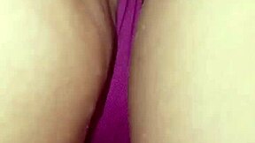 Closeup Rear View Massage With Panties