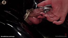 i busty femdom peg my chastity slave with dildo