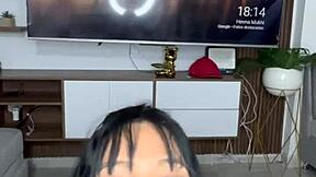 beautiful latina plays with her dildos 😍