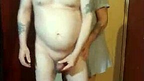 Girlfriend Kelly Humiliates Me Naked on Cam, Blindfolded, Cumshot