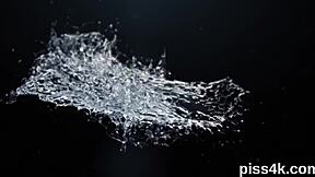 Oh wow lovesome lesbian teens sprayed with piss burst wet twats!