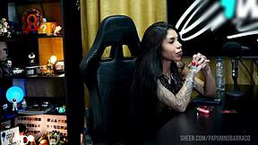 Ruan gets horny as Bibi Griffo grinds on his lap