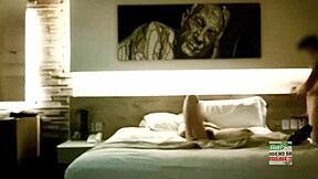 Hidden camera catches cuckold wife assfucking