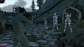 胖精灵妞捆绑骑乘巨屌幻想