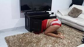 Stepsister gets stuck i fuck her