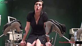 Tina Lee Comet Embarrassed In Gyno Exam By Doctor