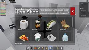 Two People Get Fucked in Public Restroom