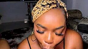 Passionate Home Sex With Ebony Stepsister