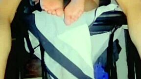 beautiful neighbor enjoys massage