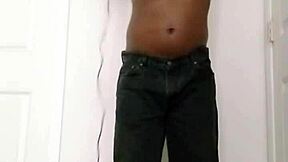 Shaved Teen Masturbates In Jeans, Inviting You To Join In Private Jerk Off Instructions