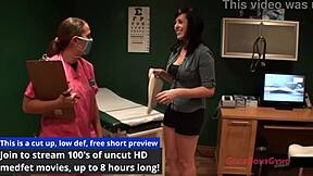 Tina Lee Comet Embarrassed In Gyno Exam By Doctor