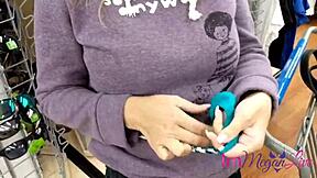 Public ripping wedgies - immeganlive flashing blonde ass and tits in jeans