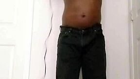 Shaved Teen Masturbates In Jeans, Inviting You To Join In Private Jerk Off Instructions