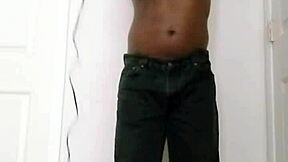 Shaved Teen Masturbates In Jeans, Inviting You To Join In Private Jerk Off Instructions