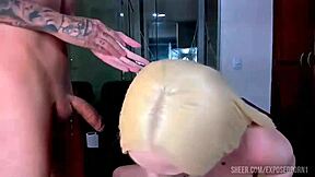 Blonde Latina Dominates With Face Fucking And Doggystyle Cock Action