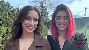 Jade and Leila get passed around by two well-hung studs at a wild French party