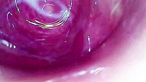 Camera Inside Creamy Juicy Pussy Until Hard Cum