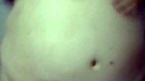 Ssbww Big Belly Gets Pussy Fucked Pov While Husband Rubs And Cums