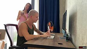 Cuckold Cleanup Creampie From Pussy After Rough Sex