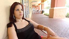 Colombian Housewife Rides Black Monster Cock in Garage Quickie