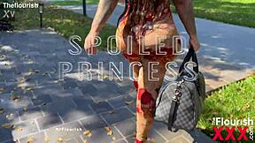 Spoiled Princess Enjoys Threesome With Black Partners