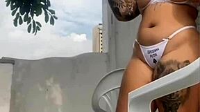 Exhibitionists Flash On The Street For Bricklayers