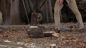 Hey, Check Out FantasyHD Cowgirl Dani Daniels Riding Dick at Ranch