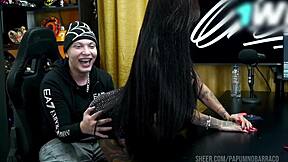 Ruan gets horny as Bibi Griffo grinds on his lap