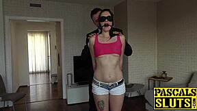 Submissive Teen Eats Cum After Rough Anal