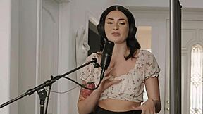 Natural beauty queenie sateen savours her tatted friend charlotte sins stunning body in casting.