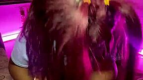 hijastra con gran culo toma gran polla en co�o mojado