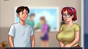 Summertime Saga 13 features a curvy outfit in 3D