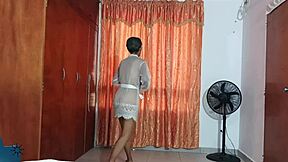 Latina Housewife Unfaithful with Neighbor's Nice Cock in Spanish Porn