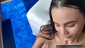 Big cock stretches tiny 18+ asshole in quickie