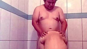 My boyfriend comes home tired, so I give him a milky handjob and convince him to missionary fuck me again.