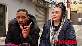 Mature Chloe Funny Eats First Black Cock Intensely