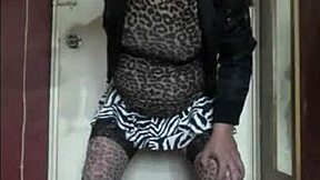 bisexual crossdresser mark shares his homemade adventures in heels and stockings