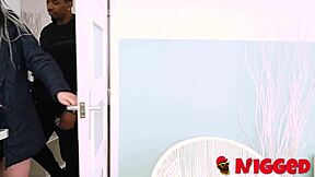 Mature Chloe Funny Eats First Black Cock Intensely