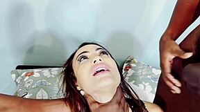 Belinha takes three big black cocks bareback!