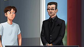 Summertime Saga 13 features a curvy outfit in 3D