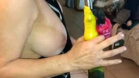 velvet rain 23 hot horny milf takes huge toys and squirts