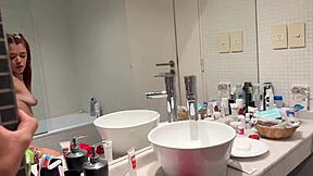 I Made My Best Friend Mile Gomez Undress For Me In The Bathroom And We Fuck After