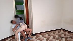 Latina Milf Showing Big Ass For Free Stay If I Fuck Her Before Husband Catches Us