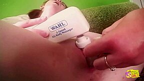 I watch a solo scene turn into lesbian sex