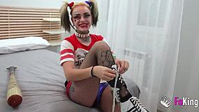 Lady Medusa As Nasty Harley Quinn Craves Big Cock!