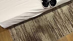 Stop fuckin my wife, stranger's fuckin her mouth with cum on ass