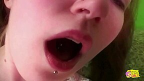 I watch a solo scene turn into lesbian sex