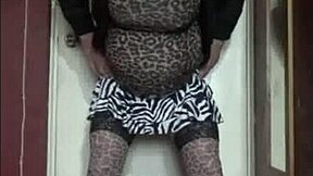 bisexual crossdresser mark shares his homemade adventures in heels and stockings