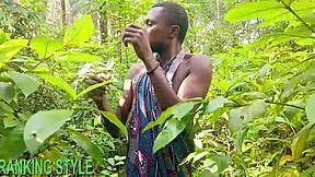 Bbw has outside sex doggystyle bent over